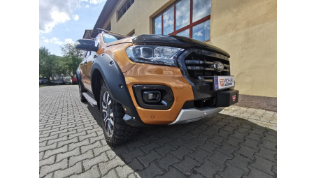 Montare aparatori aripi, troliu-suport troliu, deflector capota si geam pe Ford Ranger 2020