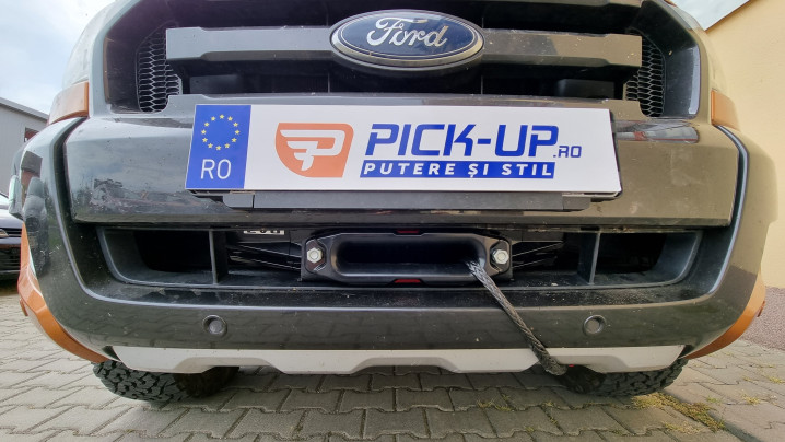 Montare troliu si suport troliu pe Ford Ranger Wildtrak 2017