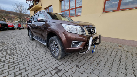 Rollbar, winch, bullbar, side steps installed on Nissan Navara NP300 2019