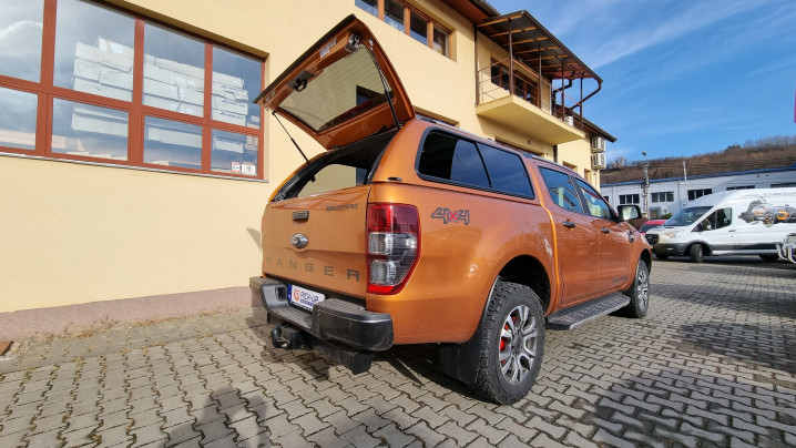 Montare hardtop, troliu, suport troliu pe Ford Ranger Wildtrak 2017