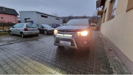 Montare rulou de bena, capitonaj bena, bullbar, deflectoare, reflectoare pe Toyota Hilux 2017