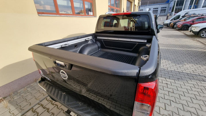 Bed liner, snorkel, hood guard, skid plates installed on Nissan Navara Np300