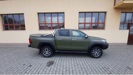 Montare capac de bena und bara fata pe Toyota Hilux 2019