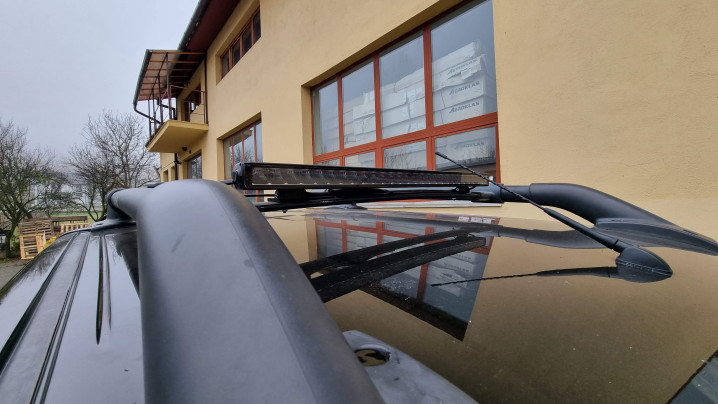 Tonneau cover , bullbar, spot lights installed on Nissan Navara D40