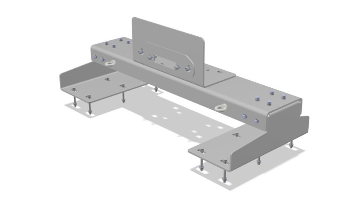 Suport troliu bena Ford,Isuzu,Ssang Yong,Toyota,Volkswagen Amarok,D-Max,Hilux,Musso Grand (Long Bed) PU SPT