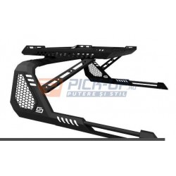 BLACK ROLL BAR WITH ROOFRACK TOYOTA HILUX 2020+