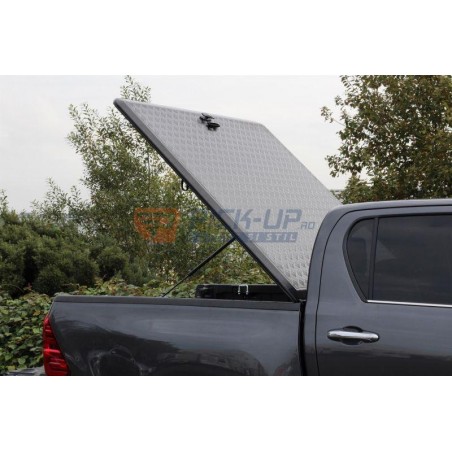 TONNEAU COVER ALUMINIUM BLACK EGR TOYOTA HILUX 2016+