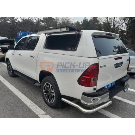 HARDTOP CU GEAMURI LATERALE LIFT UP VOPSIT ROX TOY HILUX 2016+