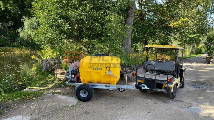 IRRIGATION WATER TANK SYSTEM WITH TRAILER
