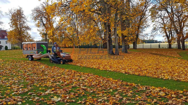 Remorca cu aspirator frunze FOR CLT