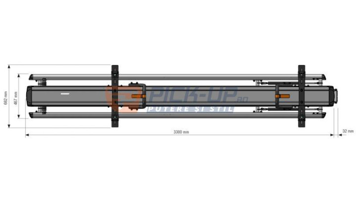 Suport scara culisant HARRIER 2000 GEN G2HRTYPE3