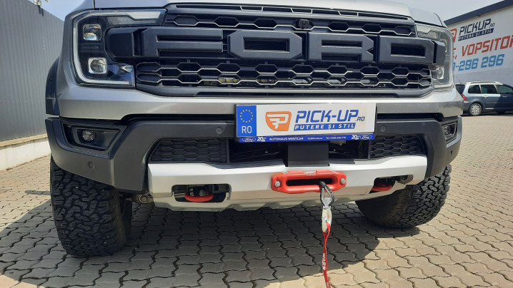 Montare troliu, suport troliu, scut, reflectoare pe Ford Ranger Raptor 2023