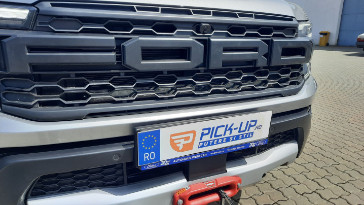 Montare troliu, suport troliu, scut, reflectoare pe Ford Ranger Raptor 2023