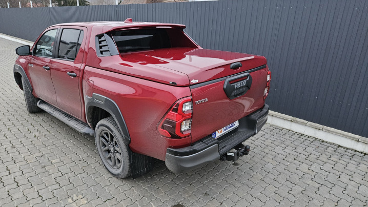 Montare inchidere de bena tip capac, troliu si suport troliu, scut motor pe Toyota Hilux 2023