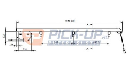 Inchidere rulou de bena Toyota Hilux 2015-2025 MT RU