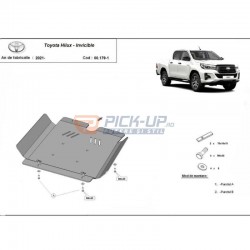 GEARBOX SHIELD  00.179-1 TOYOTA HILUX 2015+