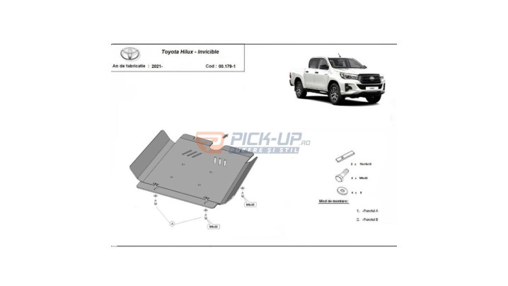 haspáncél Toyota Hilux 2024 SCP SCUTCV