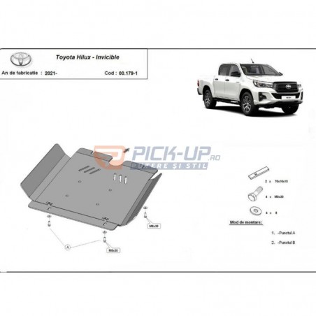 GEARBOX SHIELD 00.179-1 TOYOTA HILUX 2015+