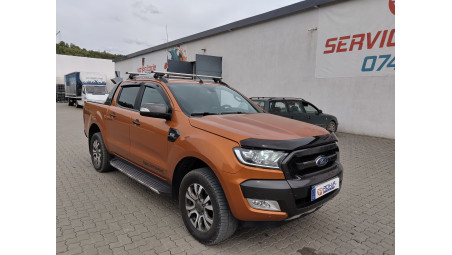 Montare deflector geam, capota si asistenta oblon pe Ford Ranger Wildtrak 2018