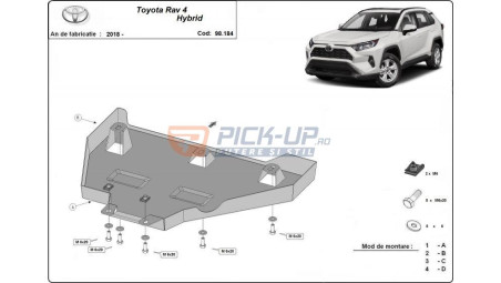haspáncél Toyota RAV4 2024 SCP SHIELD