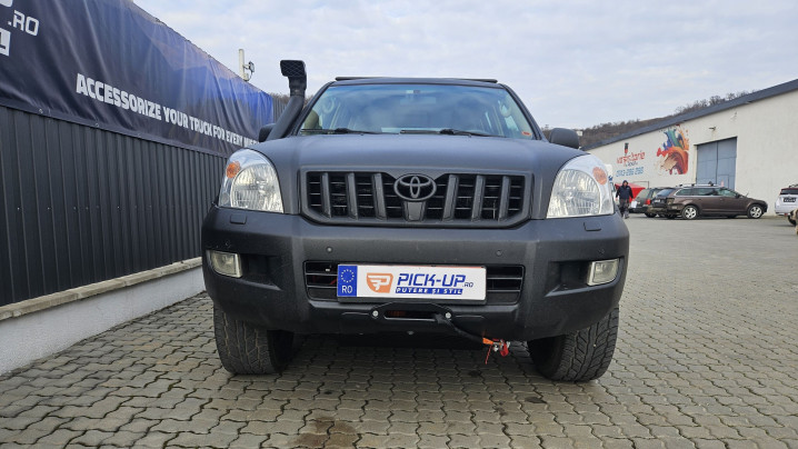 Montare troliu, suport troliu, smitturi pe Toyota Land Cruiser