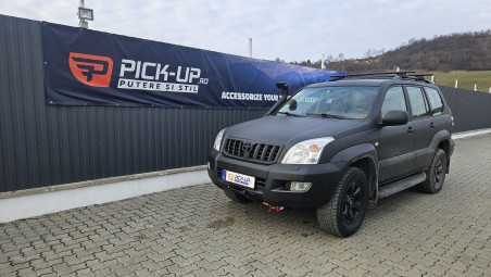 Montare troliu, suport troliu, smitturi pe Toyota Land Cruiser