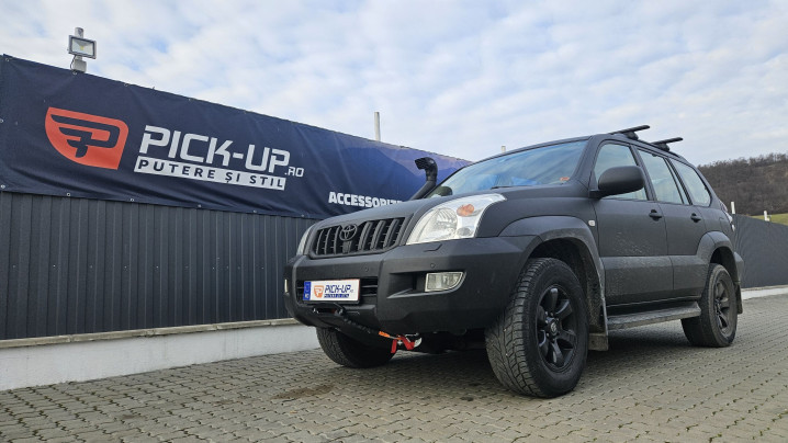 Montare troliu, suport troliu, smitturi pe Toyota Land Cruiser