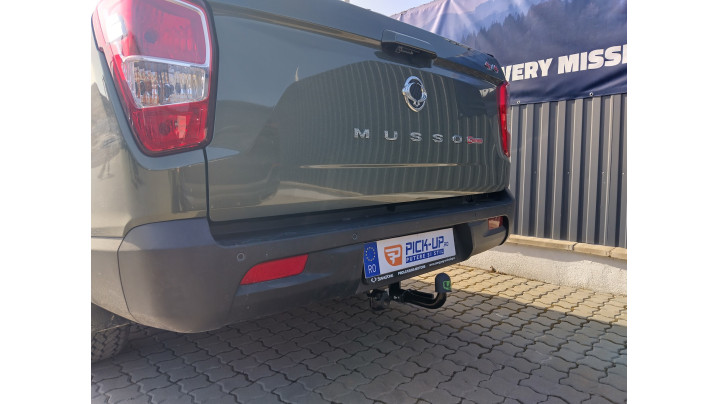 Montare rulou de bena, rollbar, bullbar, rollbar, Anhängerkupplung Ssang Yong Musso Grand 2024