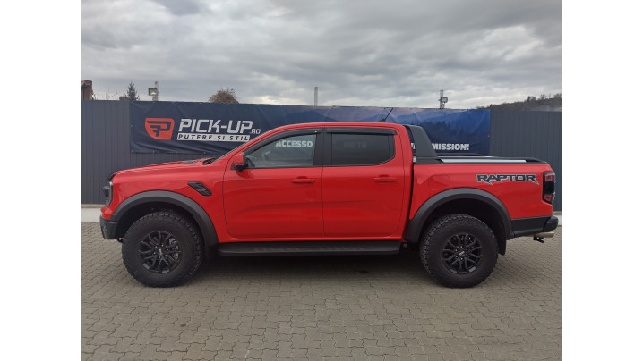 Montare troliu, suport troliu, deflector capota und geam pe Ford Ranger Raptor 2022