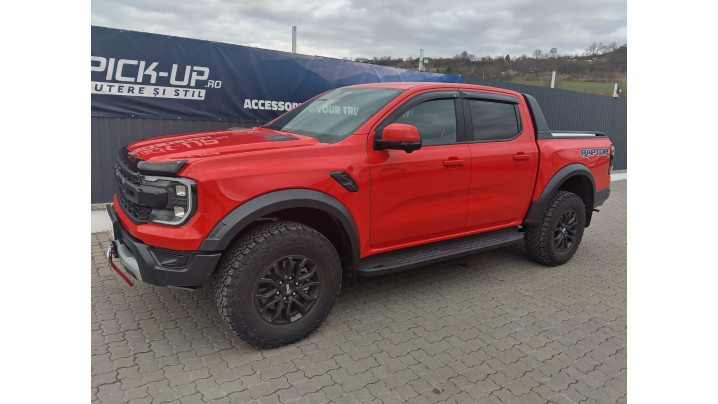 Montare troliu, suport troliu, deflector capota und geam pe Ford Ranger Raptor 2022
