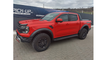 Montare troliu, suport troliu, deflector capota si geam pe Ford Ranger Raptor 2022