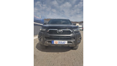 Roll Cover, bed liner, rollbar, hood guard, window visors installed on Toyota Hilux