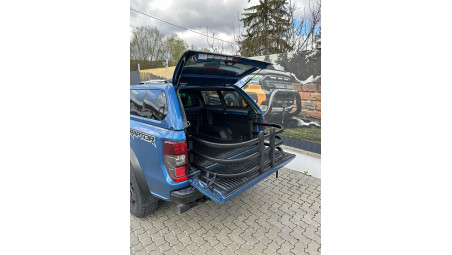 Bed extender installed on Ford Ranger Raptor 2019