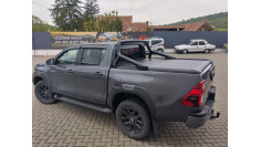Roll Cover, hood guard, window visors installed on Toyota Hilux 2020
