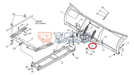Bara pivot plug Path pro MEY 13250