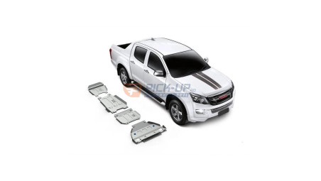 Set scuturi aluminiu Isuzu D-Max 2012 RIV SCUTCOMPLET