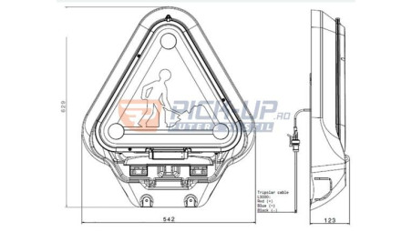 Electric warning triangle VIG TRI Electric warning triangle VIG TRI