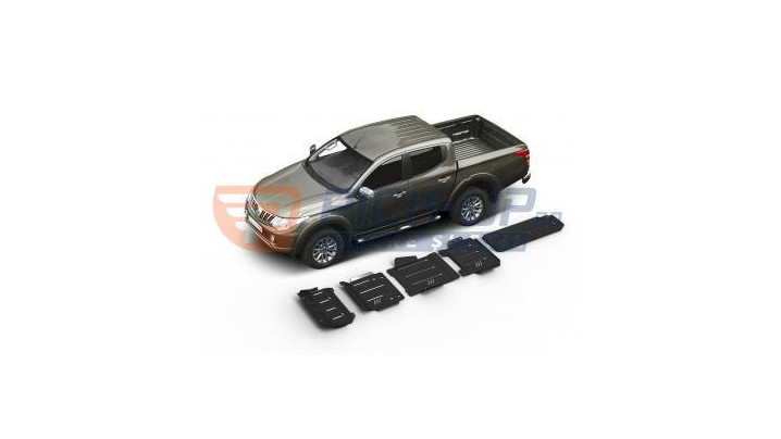 Alumínium haspáncél készlet 4mm Mitsubishi L200 2015 RIV
