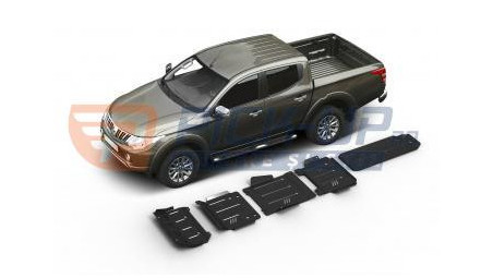 Alumínium haspáncél készlet 4mm Mitsubishi L200 2015 RIV