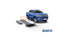 Schutzplatten-Set aluminiu Toyota Hilux 2018 RIV SCHUTZPLATTEKOMPLETT