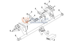 Carlig de remorcare Mitsubishi L200 2016 AUG CR 2