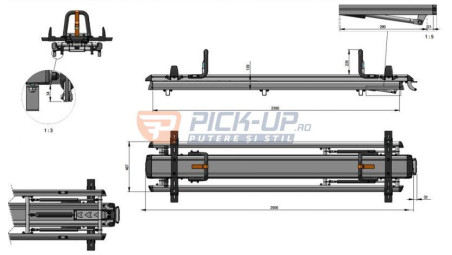 Suport scara culisanta GEN G2HRTYPE1