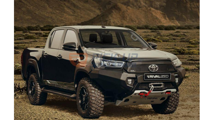 Alumínium bullbar LED reflektorokkal Toyota Hilux 2024 RIV BB