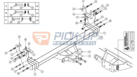 TOWING HOOK AGS 100100 ISUZU D-MAX 2019+ TOWING HOOK AGS 100100 ISUZU D-MAX 2019+
