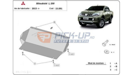 RADIATOR SHIELD 15.091 MITSUBISHI L200  RADIATOR SHIELD 15.091 MITSUBISHI L200