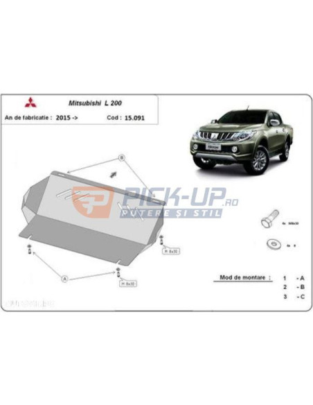 SCUT RADIATOR 15.091 MITSUBISHI L200