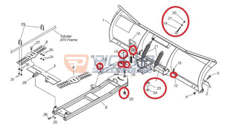 MEY PATH PRO SNOW PLOW ASSEMBLY KIT