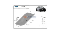 EGR haspáncél Ford Ranger 2020 SCP SCUTEGR 2