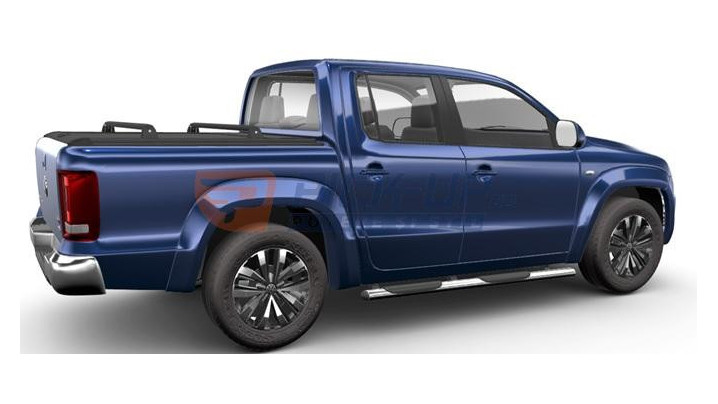 Fekete keresztrúd Volkswagen Amarok 2024 MT BT roll-uphoz