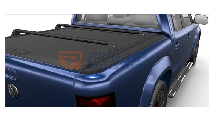 Fekete keresztrúd Volkswagen Amarok 2024 MT BT roll-uphoz
